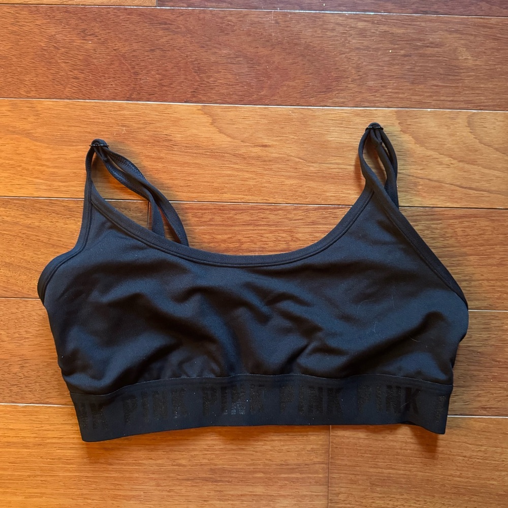 Pink Sports Bra